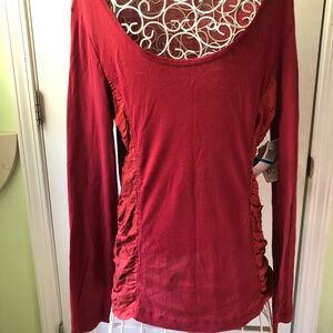 XCVI Women Size XL Red / Rust Top